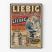 Vintage reklameplakat for Liebig Kødudtræk til vægdekoration