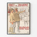 Vintage russisk plakat Uddannelse og social fremskridt