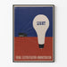 Plakat Vintage Landlig Elektrificering Lys