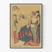 Gammel plakat Lille cirkus vintage vægdekoration
