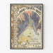 Vintage juleplakat 1896 af Alphonse Mucha