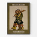 Vintage militær plakat Line Up Boys i kilt