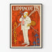 Vintage plakat Lippincott’s august – Retro vægdekoration