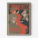 Vintage plakat Lippincott's januar til vægdekoration