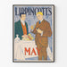 Vintage plakat Lippincott's Mai - Elegant retro vægdekoration