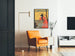 Vintage plakat Lippincott's november med elegant rødt frakke