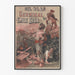 Vintage plakat Germinal af Émile Zola - Vægdekoration Litteratur