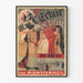Vintage plakat Lire dans l'Éclair - En nutte i dag