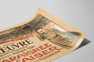 Plakat Vintage Læs i L’Œuvre - L'Araignée du Kaiser — visning af kunstværket