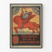 Russisk vintage plakat Uddannelse og kommunisme
