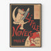 Vintage plakat med Little Novels til litterær vægdekoration