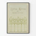 Plakat Little Rivers af Henry Van Dyke, minimalist planteindretning