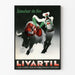 Vintage plakat Livartil - Leverstimulerende middel - Retro vægdekoration