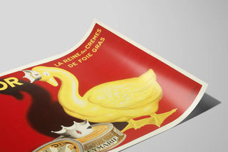 Plakat vintage L'Oie d'Or - Vægdekoration foie gras — visning af kunstværket