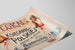 Plakat Vintage Polsk Boghandel Lokal Księgarni Polskiej — visning af kunstværket