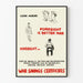 Vintage Look Ahead Plakat – Inspirerende retro vægdekoration