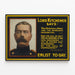 Plakat Vintage Lord Kitchener - Tilmeld dig i dag — indrammet kunstværk på væggen