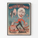 Vintage plakat af Walter Bellonini, jonglør, balancer og excentrisk klovn