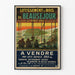 Vintage plakat af Beausejour-skoven bebyggelse - Retro vægdekoration