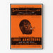 Vintage plakat af Louis Armstrong - Jazzens ambassadør