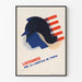 Vintage amerikansk propagandaplakater 'Luchamos por la libertad de todos'