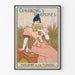 Vintage plakat af Lundborg's parfumer til vægdekoration