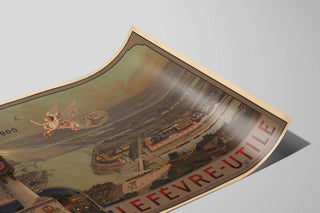 Plakat Vintage Lefèvre-Utile Grand Prix Paris 1900 - Vægdekoration — visning af kunstværket