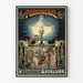 Vintage plakat Lustre Excelsior til gasbelysning