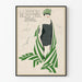 Vintage plakat Lustige Blätter Bade Nummer 30