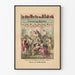 Vintage illustreret plakat af Lustige Werke af D. Kalisch af W. Scholz