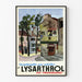 Vintage plakat Montmartre og Lysarthrol vægdekoration