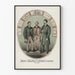 Vintage plakat Challenge af James Mace hos Heenan & Sayers 1862