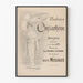 Vintage plakat Madame Chrysantheme - Elegant vægdekoration