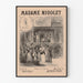 Vintage plakat af operette Madame Nicolet - Vægdekoration til det gamle teater