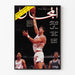 Vintage plakat med forsiden af basketballmagasinet Miami Heat 1993