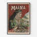 Vintageplakat Maina vil blive en stor succes