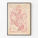 Art Nouveau plakat MÁJ 1902 til vægdekoration vintage