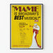 Vintage plakat Musical Broadway Mame - Kunstnerisk vægdekoration