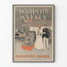 Vintage plakat Harper's Weekly Midsommernummer vægdekoration