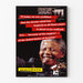 Vægplakat Mandela besøger Amerika - Historisk dekorativ plakat 1990