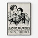 Vintage biografplakat Manden fra Vesten med Pauline Frederick