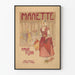 Vintage plakat Manette af André Fijan