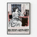 Vintage romantisk plakat af Marguerite Clark ved sit skrivebord