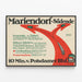 Plakat Vintage Transit Mariendorf-Südende Berlin U-Bahn — indrammet kunstværk på væggen