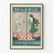 Vintage plakat Moulin-Rouge De Smukke Piger fra Gottemberg