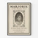 Vintage plakat af Marjorie Roman romantisk