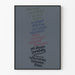 Plakat Citater Bryllup og Cisailles Moderne Design