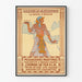 Vintage plakat Marseille Alexandrie Egyptens rute