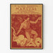 Vintage Marsyas dekorativ plakat til vægdekoration