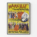 Vintage plakat af Marxilly transformator og imitator fra slutningen af århundredet